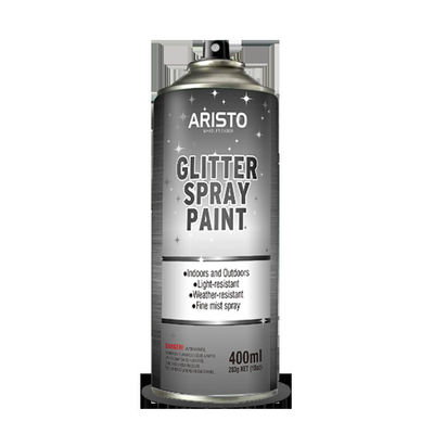 نازل غلیظ 400 میلی لیتری رنگ اسپری CTI Glitter برای شیشه های چوبی Aristo