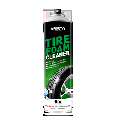 اسپری تمیز کننده تایر آریستو فوم پاک کننده لاستیک 600 میلی لیتر Automotive CTI