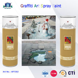 400ml کنسرو فشرده خشک محیط زیست گرافیتی اسپری هنری رنگ برای هنرمند بر روی چوب فلزی