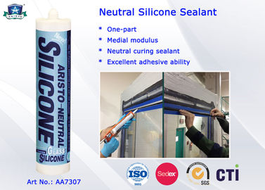 One Part Neutral Clear or Coloured Silicon Sealant -40 to 100 ℃ High Performance