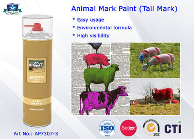 Fast Drying Waterproof Spray Animal Mark Paint for Pig / Sheep / Horse Tail Purple Red Green