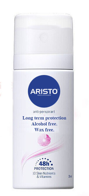 محصولات مراقبت شخصی Aristo اسپری ضد تعریق بدون موم بدون الکل 150 میلی لیتر OEM