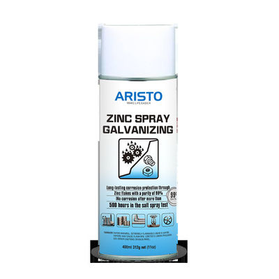 اسپری روی رنگ گالوانیزه روی رنگ / روی رنگ اسپری پوشش محافظ رنگ روی 400ml