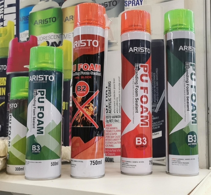 اسپری فوم PU برای عایق صدا 300ml/500ml/750ml OEM