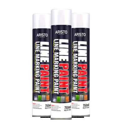 Aristo 750ml رنگ نشانگر خط آئروسل قوطی اسپری علامت گذاری خط رنگ برای جاده